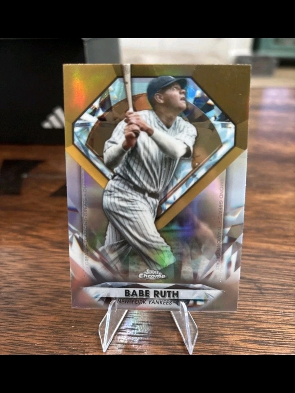 2022 Topps Chrome Update Series - Diamond Greats Chrome Babe Ruth #DGC-19